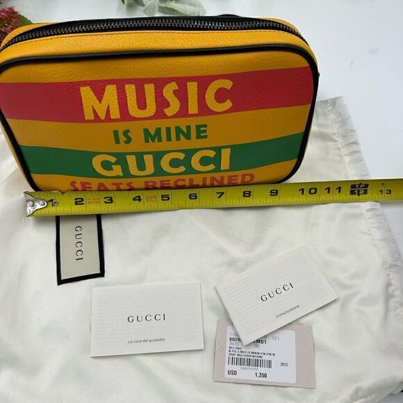 SOLD!!!!! Gucci music is mine leather belt bag size 90 cm made in Italy - Picture 8 of 10